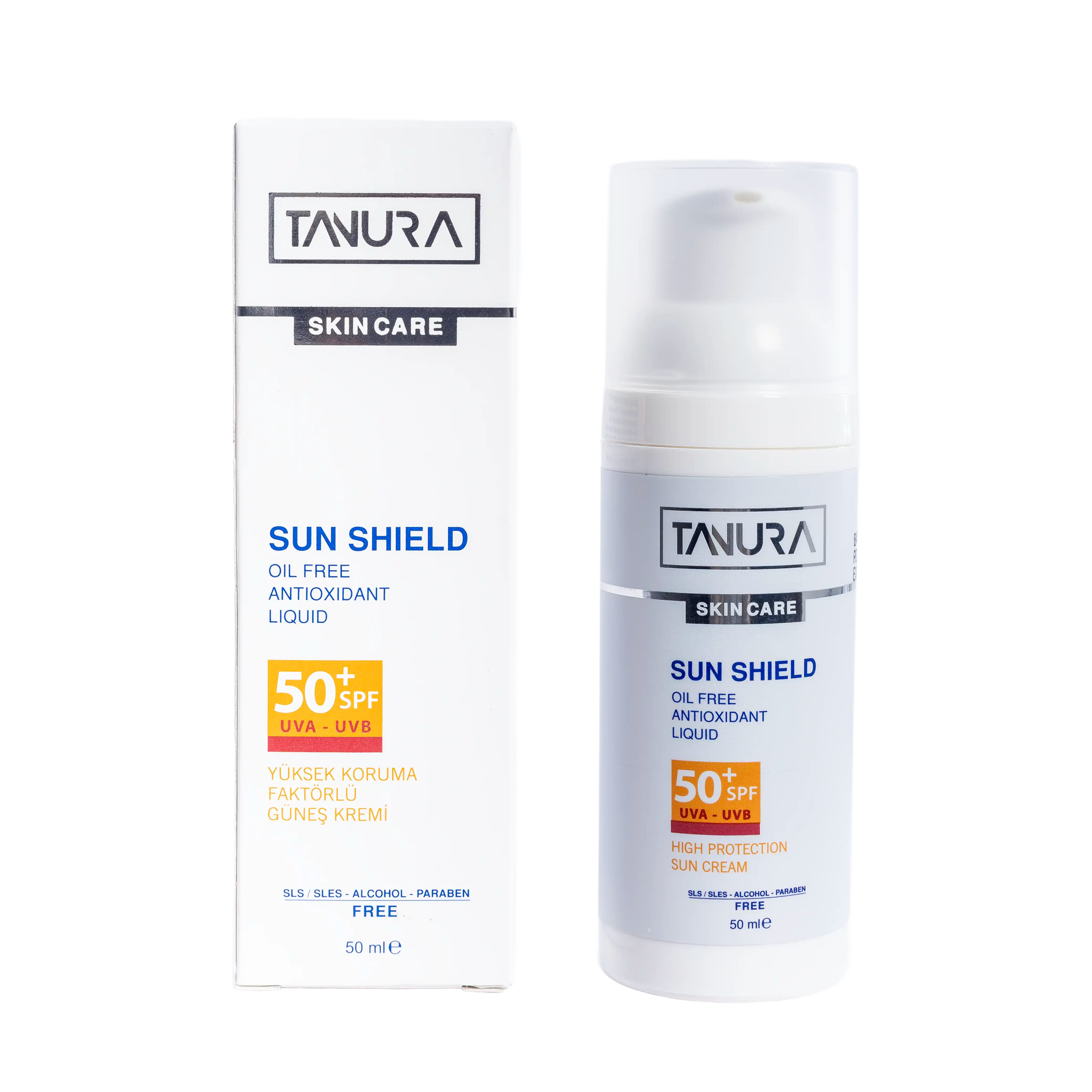 9.png ضدآفتاب لیکوئیدی Sun Shield SPF50 تنورا 50ml